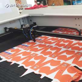 Large range of cloth laser cutting