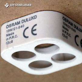 Laser marking of ceramic lampshade