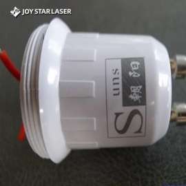 Laser marking of lighting cap