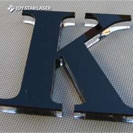 Acrylic advertising letters laser cutting