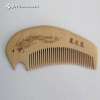 Peach wood comb surface carving
