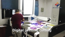 Digital printing cutting,clothing fabric cutting,automatic feeding laser cutting machine